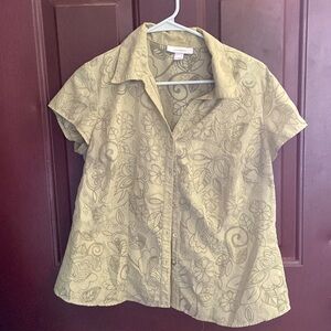Vintage green Y2K blouse 💚